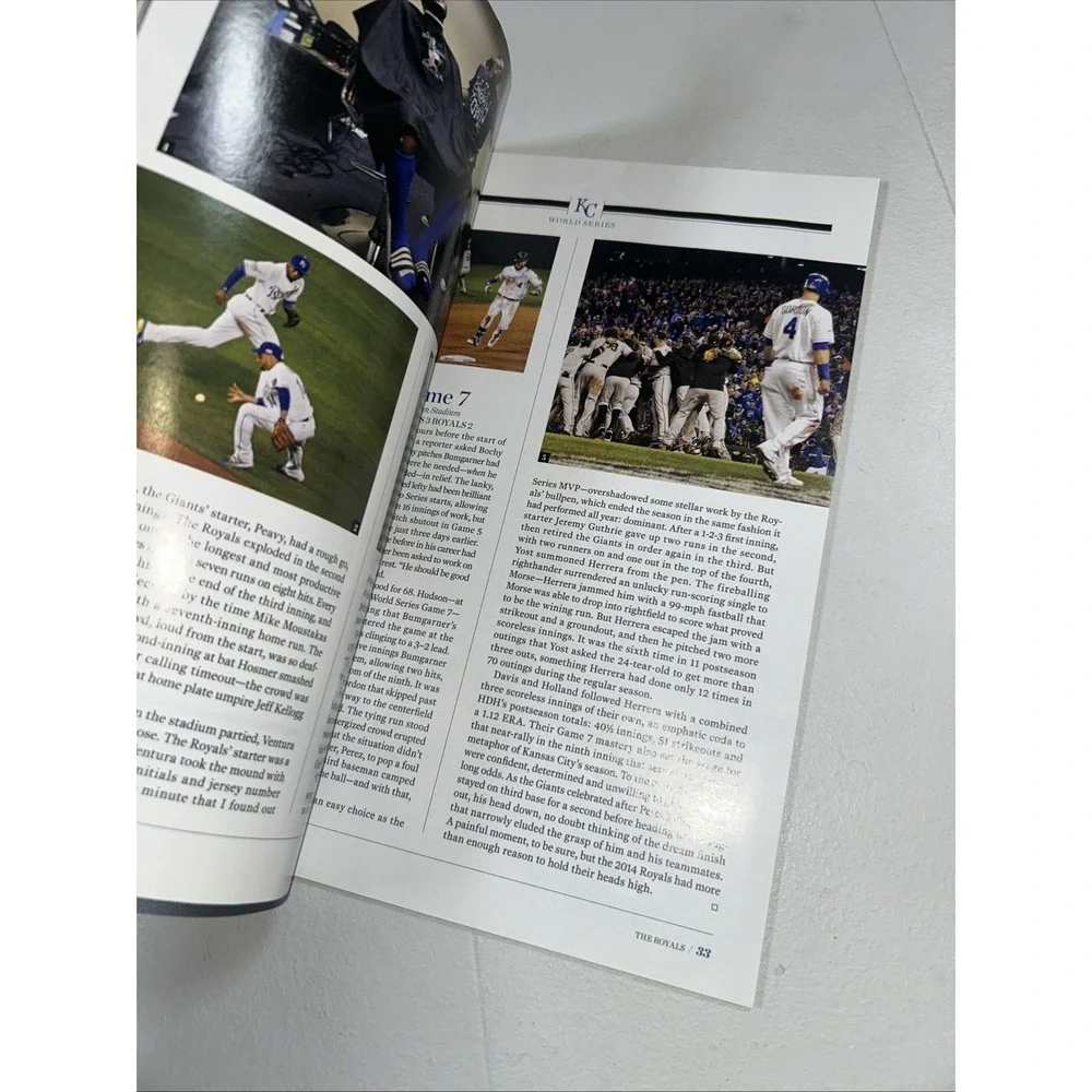 2014 & 2015 Sports Illustrated Kansas City Royals World‎ Series Magazines
